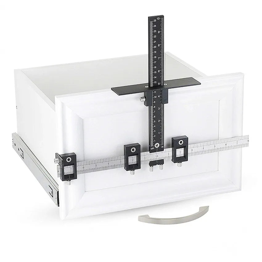 2025 Woodworking Tools Cabinet Hardware Jig Tool - Drill Template Guide for Door and Drawer Handle Installation Tools