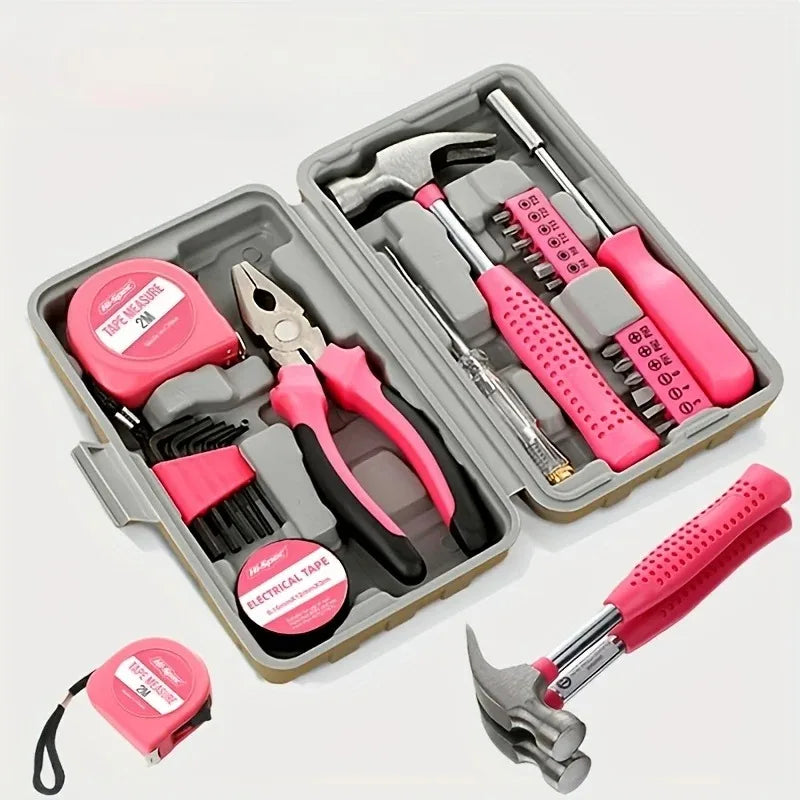 Best-selling manual hardware household tools set - multi-functional and easy-to-use complete set of daily household tools box