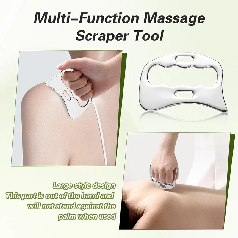 Professional Gua Sha Massage Tools Stainless Steel Gua Sha Scraping Massage Tool Great Soft Tissue Mobilization Tool