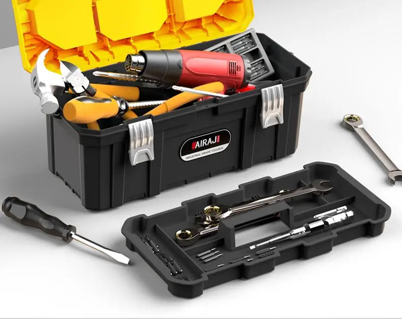 Hardware tools thickened storage box Hardware large industrial-grade household vehicle multi-function maintenance toolbox