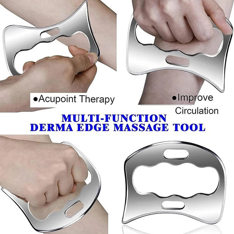 Professional Gua Sha Massage Tools Stainless Steel Gua Sha Scraping Massage Tool Great Soft Tissue Mobilization Tool