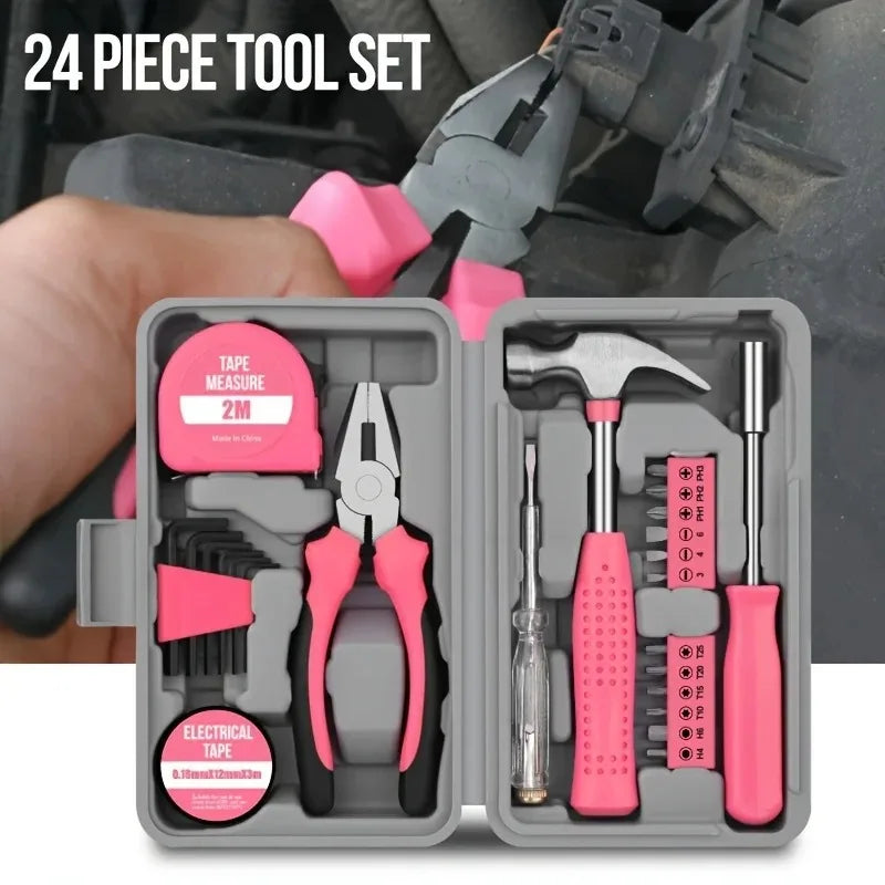 Best-selling manual hardware household tools set - multi-functional and easy-to-use complete set of daily household tools box
