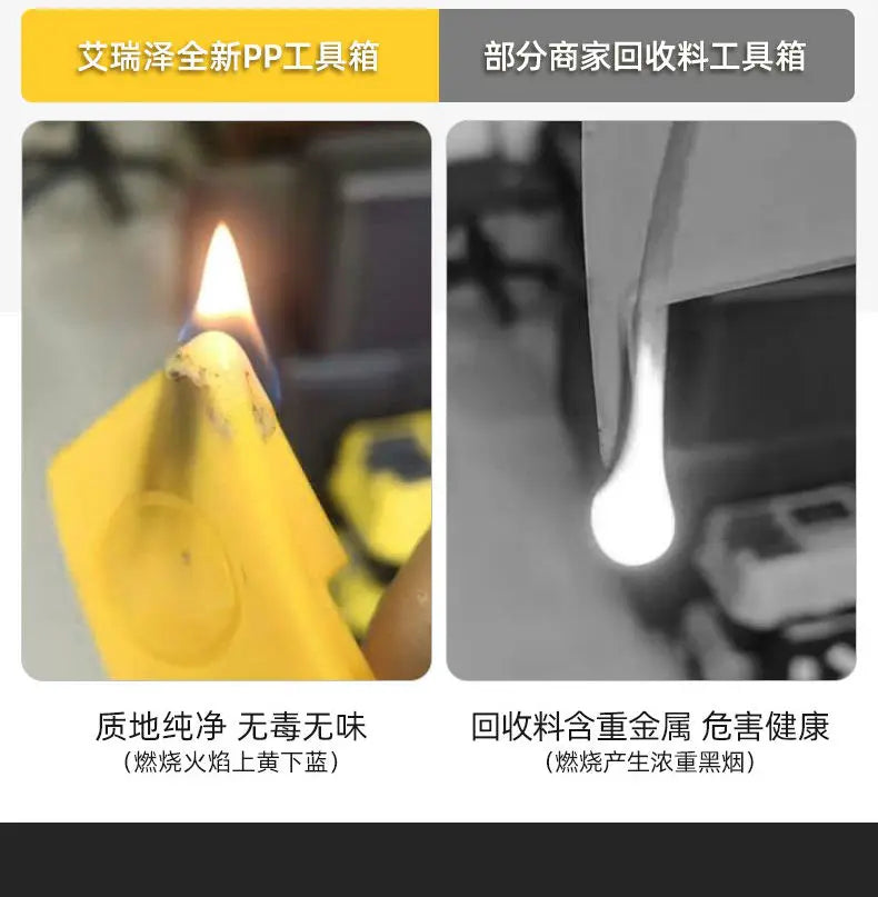 Hardware tools thickened storage box Hardware large industrial-grade household vehicle multi-function maintenance toolbox